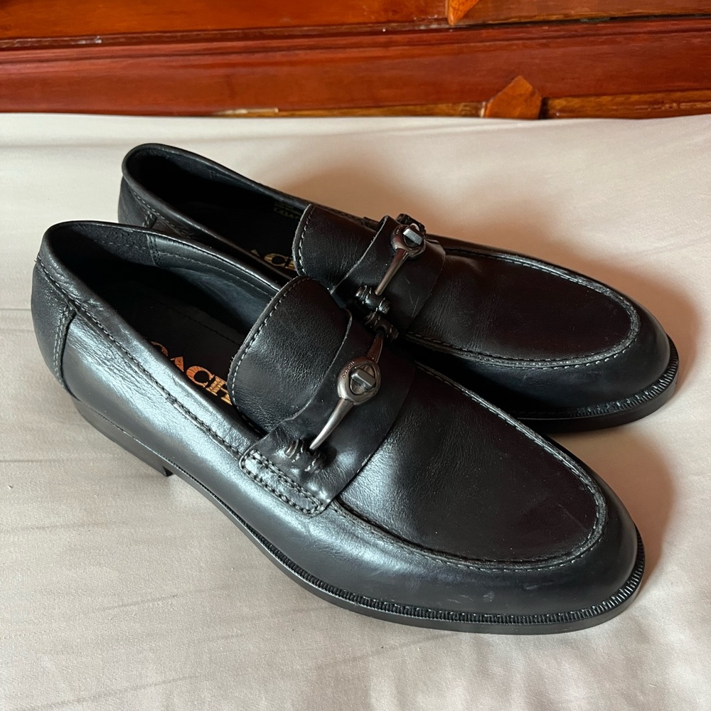 Coach Men's Black Loafers - Picture 4 of 6